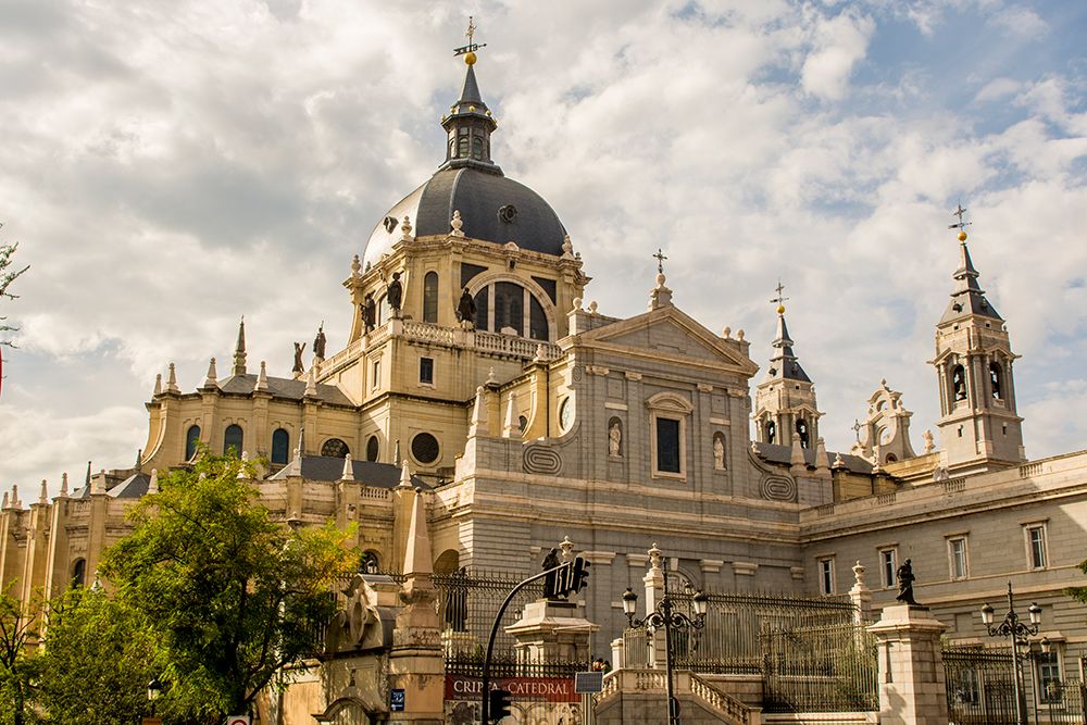 Cathedral of Saint Mary the Royal of the Almudena (Almudena Cathedral), Madrid, Spain.
